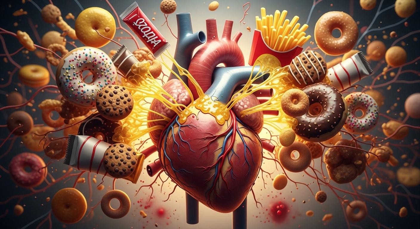 Effects of trans-fats in processed foods on heart health