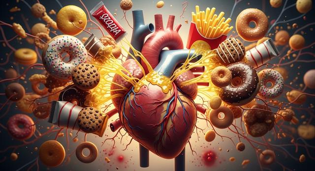 Effects of trans-fats in processed foods on heart health