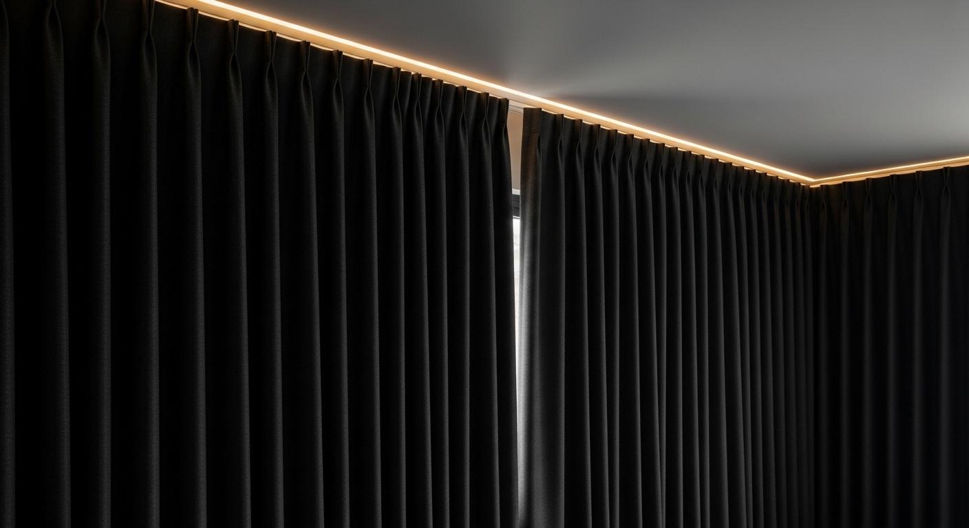 Dark blackout curtains for better sleep | Better Rest Tips