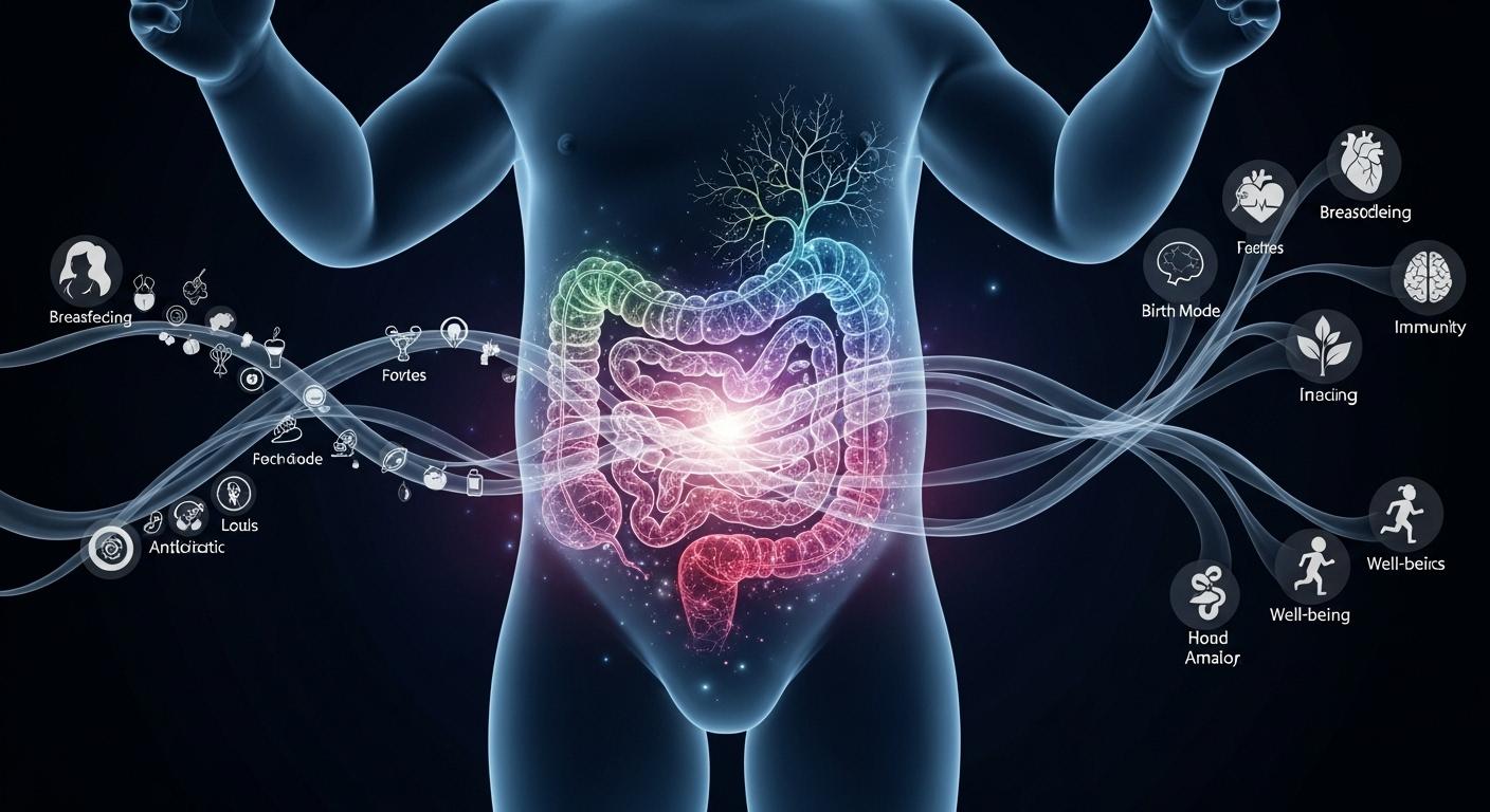 Infant gut microbiome development and long-term health Infant gut microbiome development and long-term health