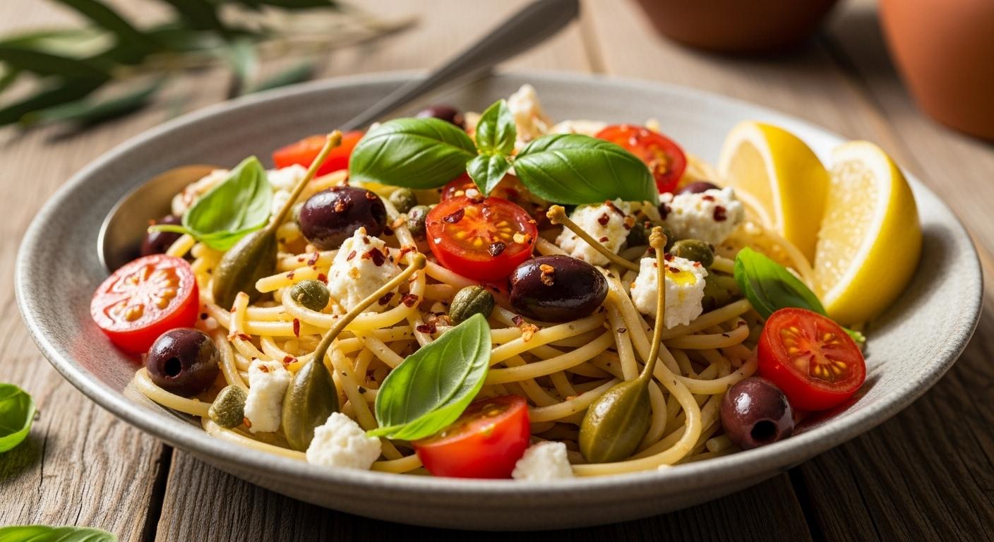 Mediterranean Vegan Pasta Recipes for Healthy Meals Mediterranean Vegan Pasta Recipes for Healthy Meals