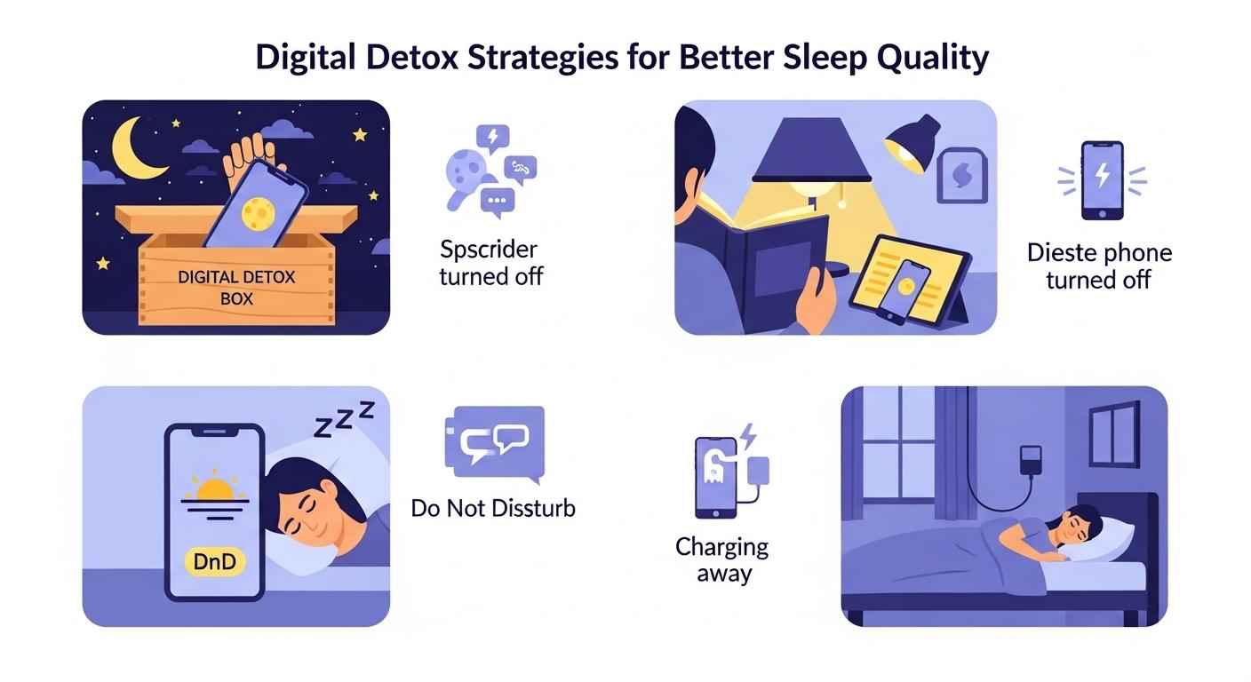 Digital Detox Strategies for Better Sleep Quality Digital Detox Strategies for Better Sleep Quality