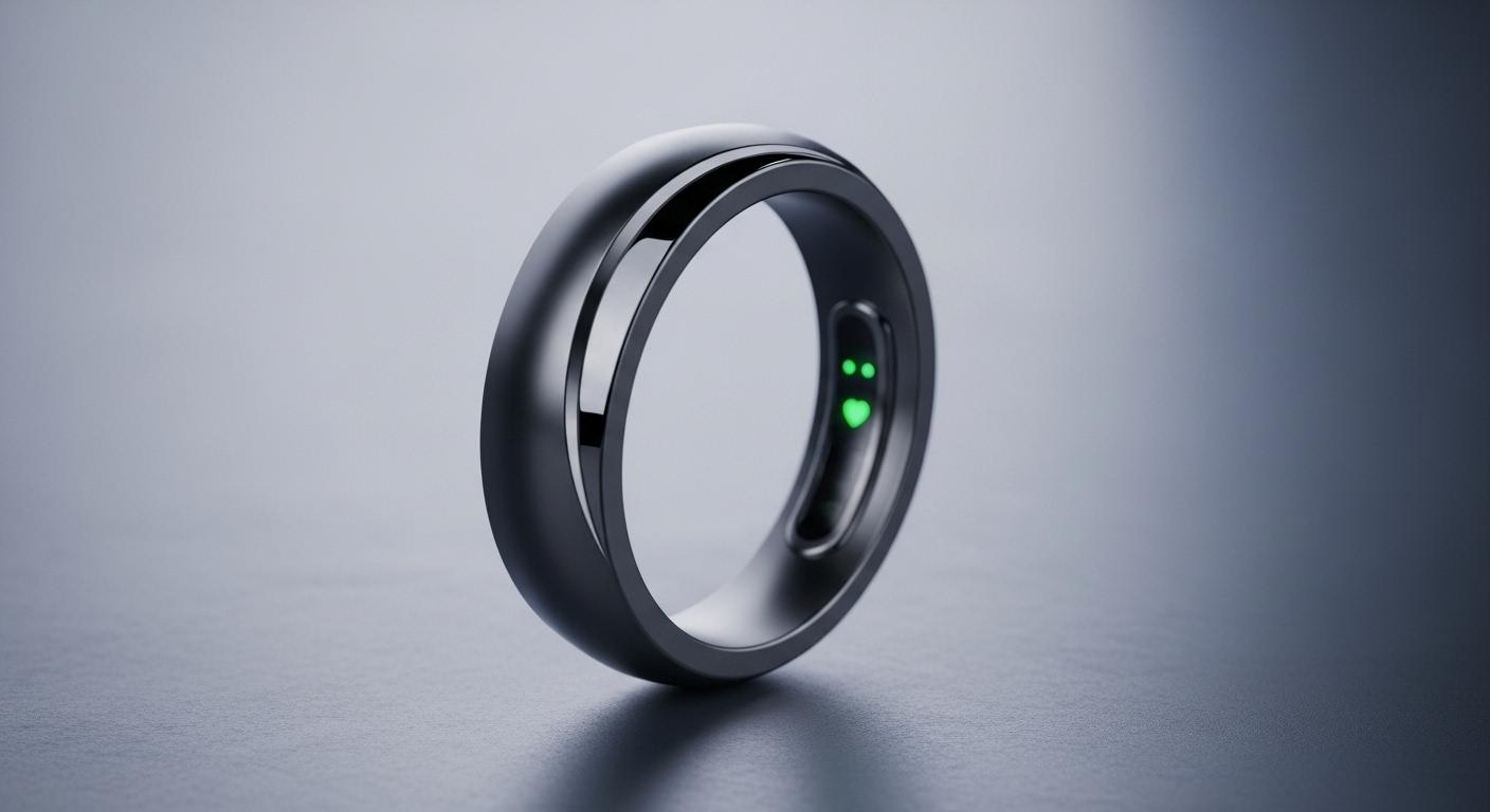 Smart ring sleep tracker that also monitors heart rate Smart ring sleep tracker that also monitors heart rate